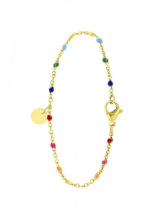 Foto van product Lucardi Armband goud / gemengde kleuren
