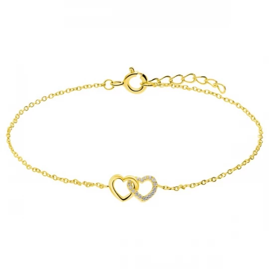Foto van product Lucardi Armband goud / transparant