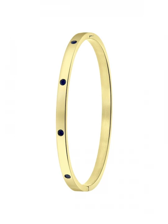 Foto van product Lucardi Armband goud / zwart