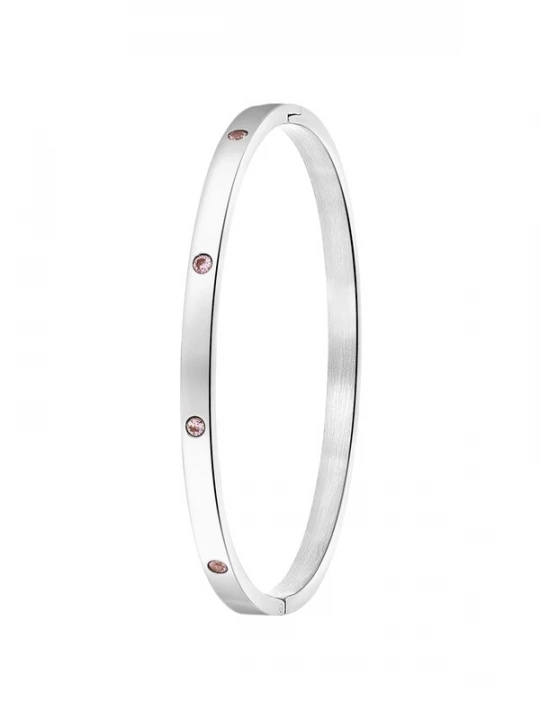 Foto van product Lucardi Armband pink / zilver