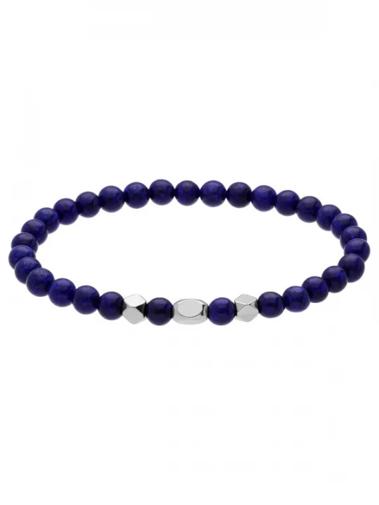 Foto van product Lucardi Armband 'Statement' lila / zilver