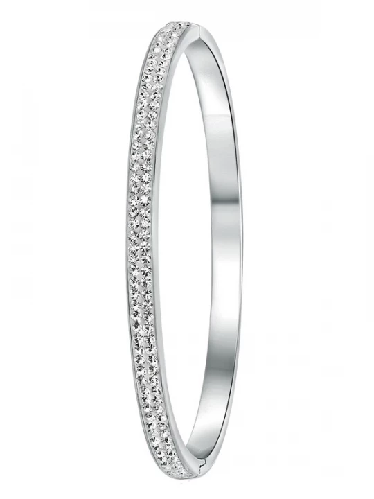 Foto van product Lucardi Armband zilver / wit