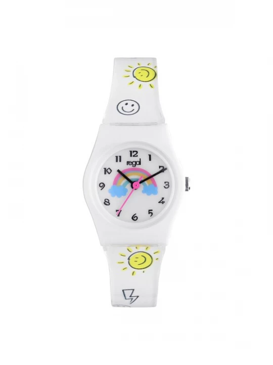 Foto van product Lucardi Horloge gemengde kleuren / wit