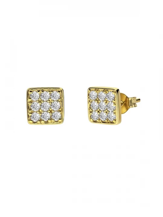 Foto van product Lucardi Oorbel 'High Class' goud / zilver
