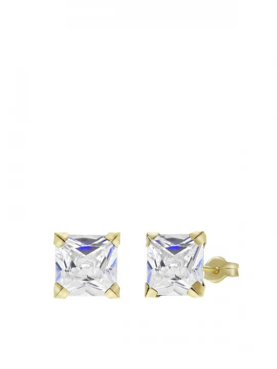 Foto van product Lucardi Oorbel 'Klassisch' goud / zilver