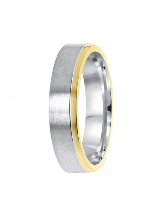 Foto van product Lucardi Ring goud / zilver