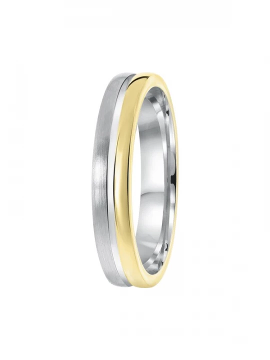Foto van product Lucardi Ring goud / zilver