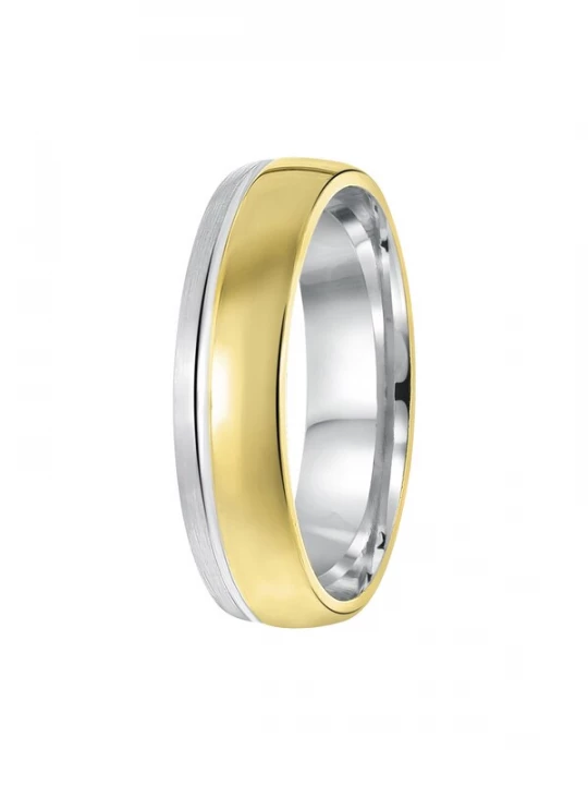 Foto van product Lucardi Ring goud / zilver