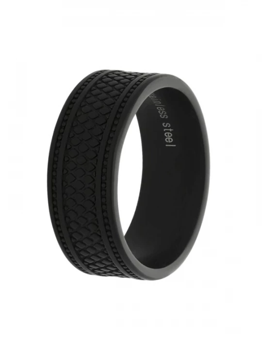 Foto van product Lucardi Ring zwart