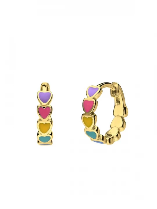 Foto van product Lucardi Sieraden 'Colourful' goud / gemengde kleuren