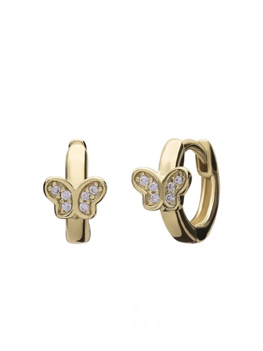 Foto van product Lucardi Sieraden 'Einfach' goud / transparant