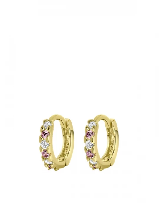 Foto van product Lucardi Sieraden goud / pink / zilver