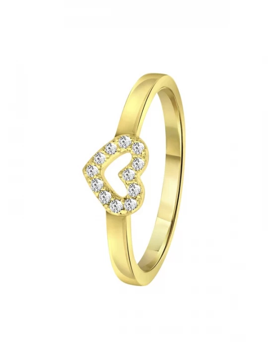 Foto van product Lucardi Sieraden goud / transparant