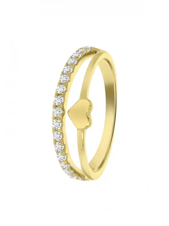 Foto van product Lucardi Sieraden goud / transparant