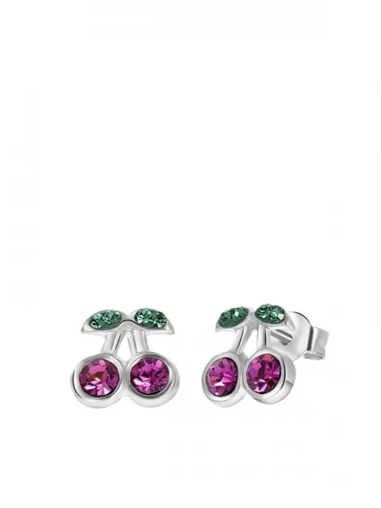Foto van product Lucardi Sieraden groen / lila / zilver