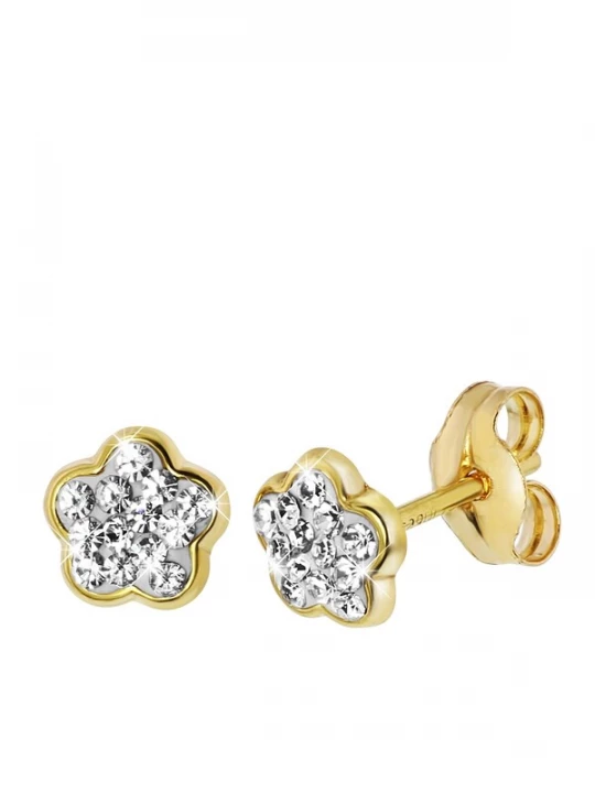 Foto van product Lucardi Sieraden 'Klassisch' goud / wit