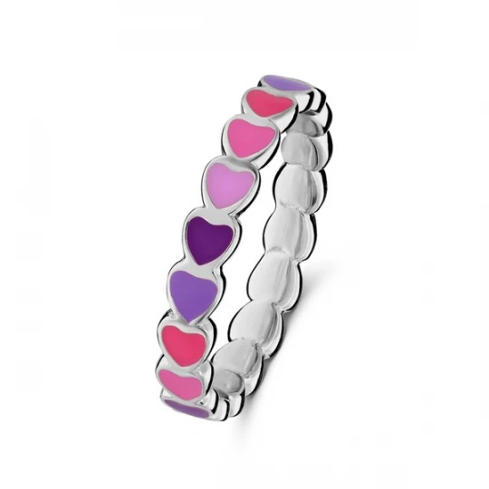Foto van product Lucardi Sieraden lila / pink / magenta / lichtroze / zilver