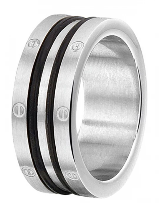 Foto van product Lucardi Sieraden zwart / zilver