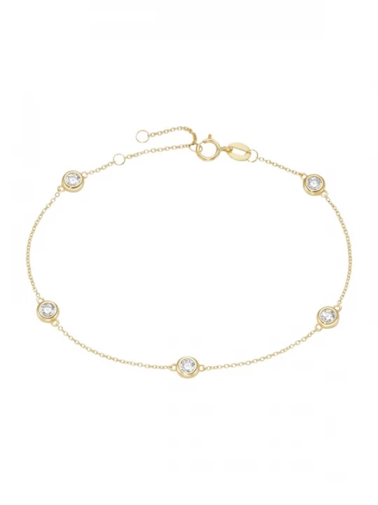 Foto van product Luigi Merano Armband goud / transparant