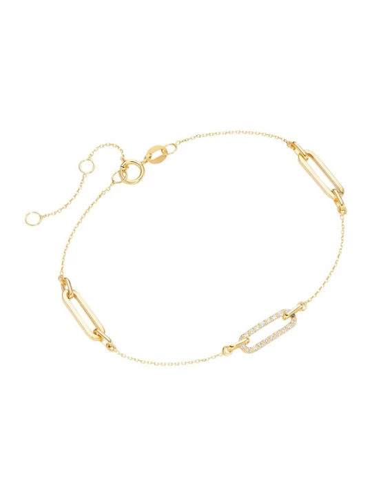 Foto van product Luigi Merano Armband goud / transparant