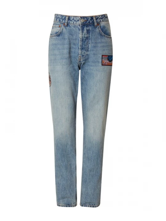 Foto van product Luka Sabbat for ABOUT YOU Jeans 'Ramon' blauw / rood / zwart / offwhite