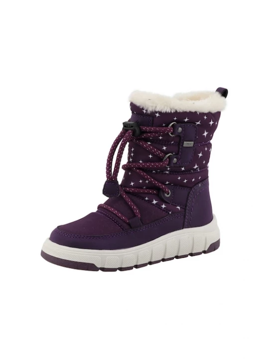 Foto van product LURCHI Laarzen 'Viona' aubergine / wit