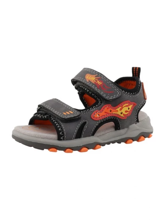 Foto van product LURCHI Open schoenen 'Rosco' goudgeel / donkergrijs / oranje / rood