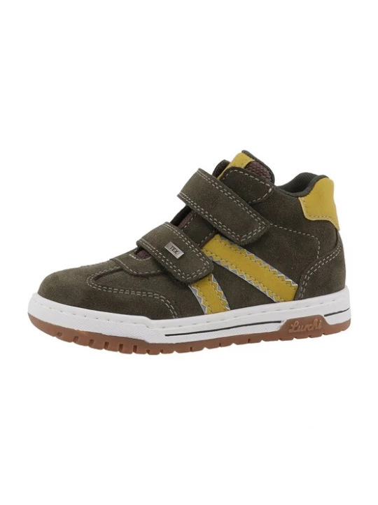 Foto van product LURCHI Sneakers 'Berny' donkergeel / olijfgroen