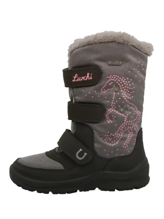 Foto van product LURCHI Snowboots 'Kalina-Sypmpatex' grijs / pink / zwart