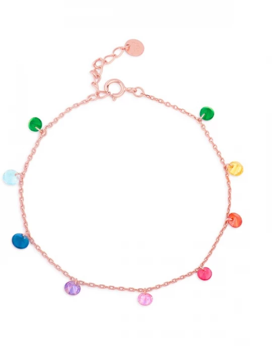 Foto van product Luxenter Armband 'Rolcon' rose-goud / gemengde kleuren