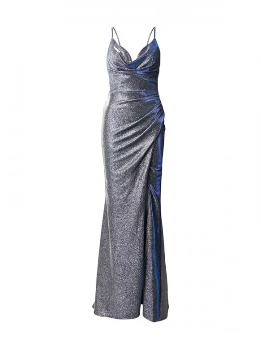 Foto van product LUXUAR Avondjurk navy / zilver