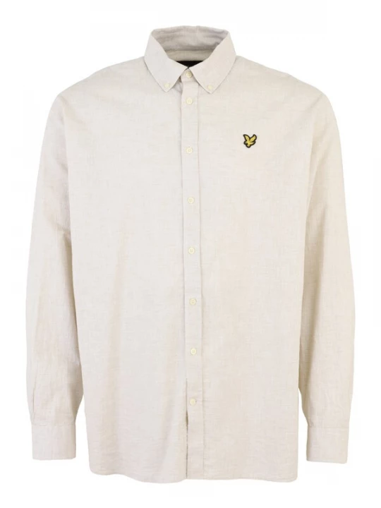 Foto van product Lyle & Scott Big&Tall Overhemd lichtgroen