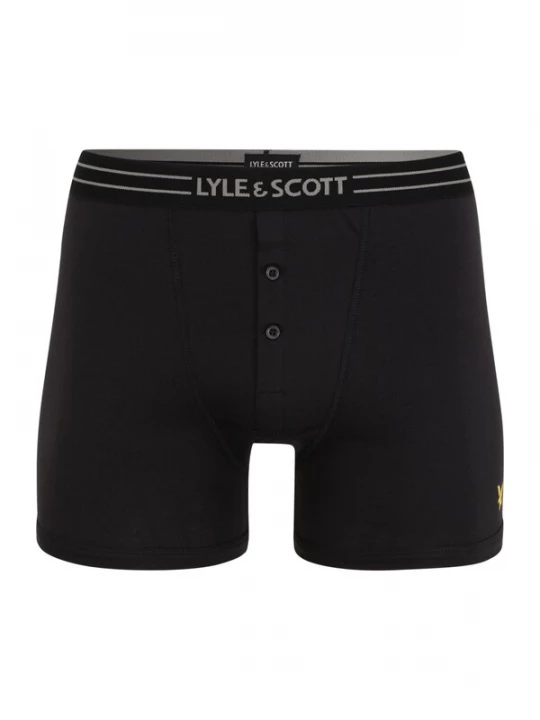 Foto van product Lyle & Scott Boxershorts 'Lewis' grijs / zwart