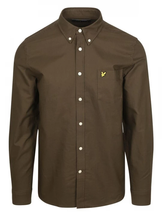 Foto van product Lyle & Scott Overhemd donkergroen