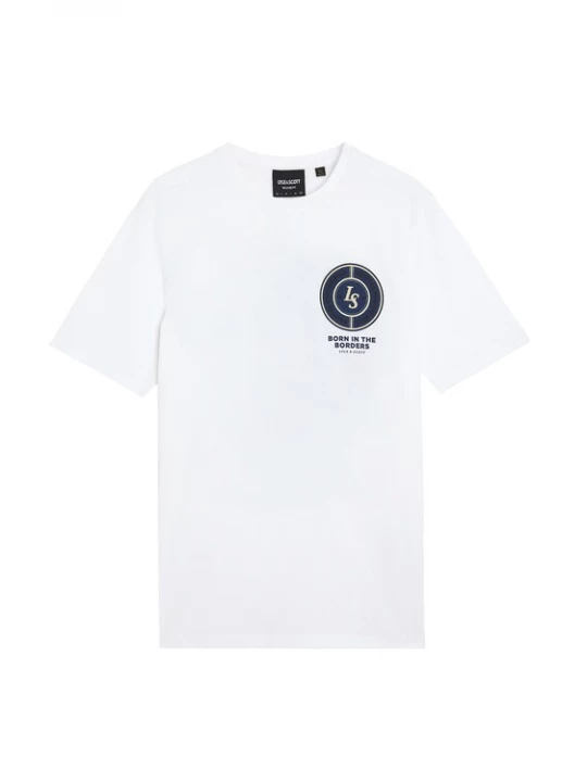Foto van product Lyle & Scott Shirt beige / navy / wit