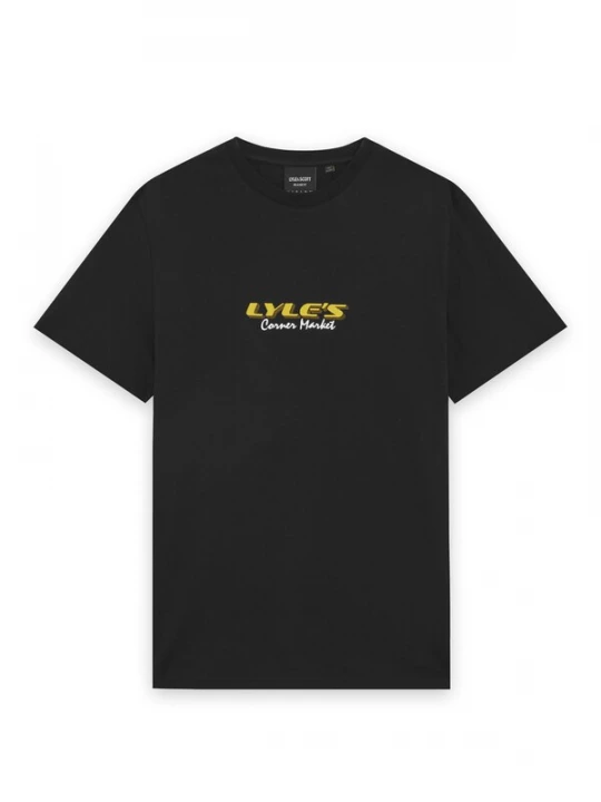 Foto van product Lyle & Scott Shirt geel / zwart / wit