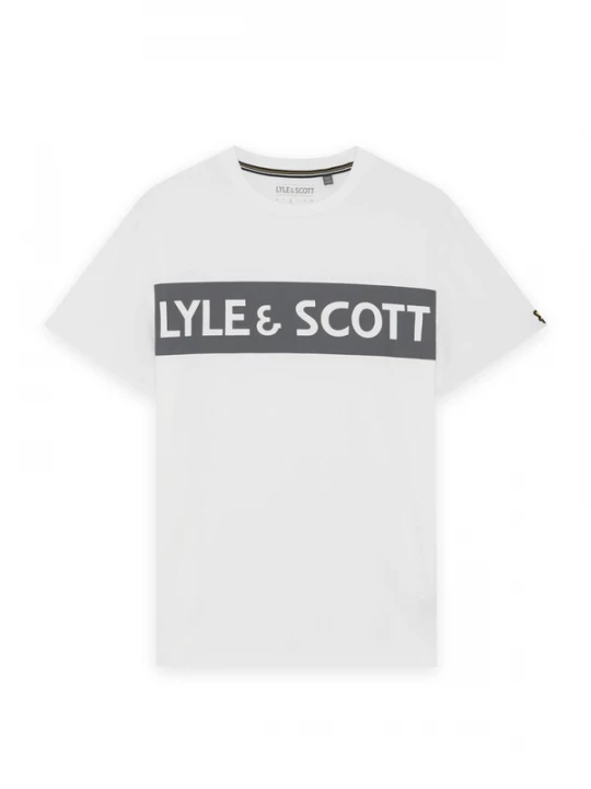 Foto van product Lyle & Scott Shirt grijs / wit