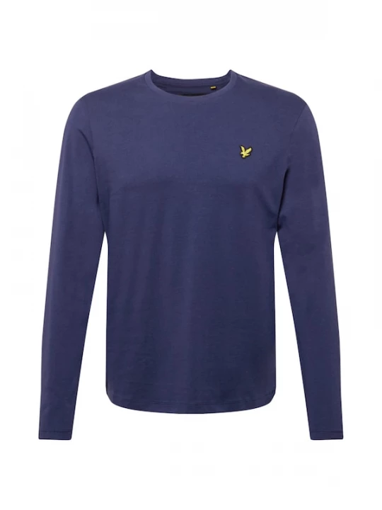 Foto van product Lyle & Scott Shirt marine / geel / zwart