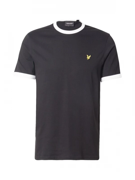 Foto van product Lyle & Scott Shirt 'Ringer' zwart / wit