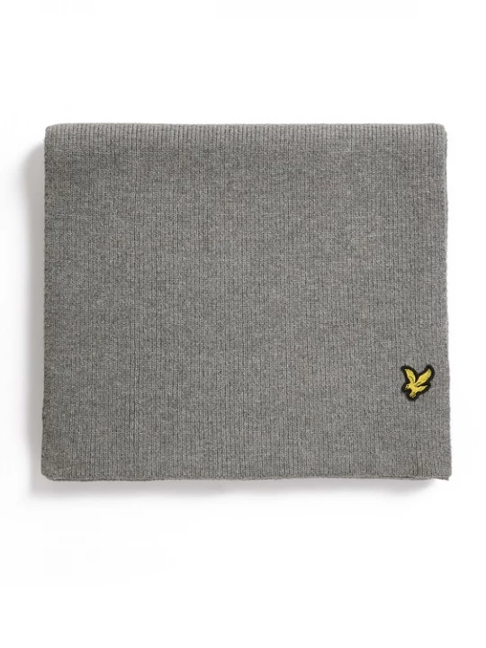 Foto van product Lyle & Scott Sjaal grijs gemêleerd