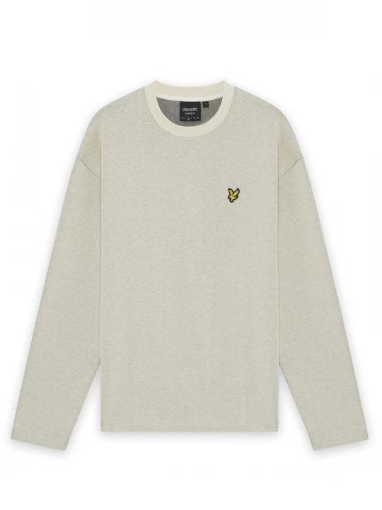 Foto van product Lyle & Scott Sweatshirt beige gemêleerd