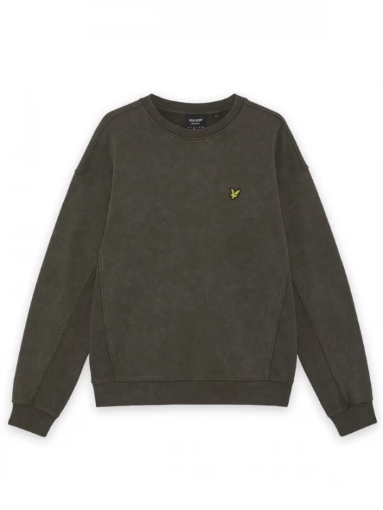 Foto van product Lyle & Scott Sweatshirt geel / olijfgroen