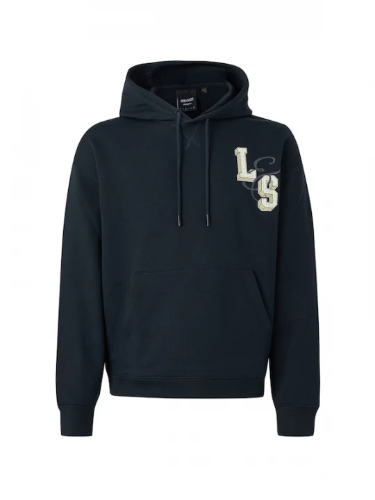 Foto van product Lyle & Scott Sweatshirt lichtbeige / donkerblauw / basaltgrijs / wit