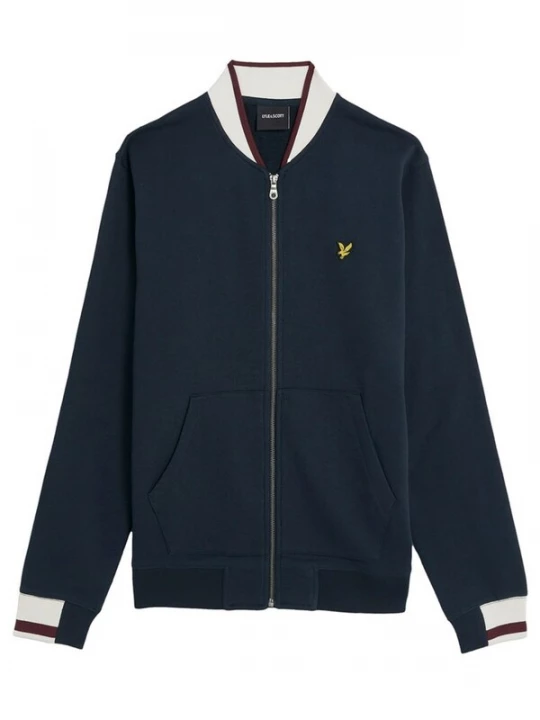Foto van product Lyle & Scott Sweatvest navy / natuurwit