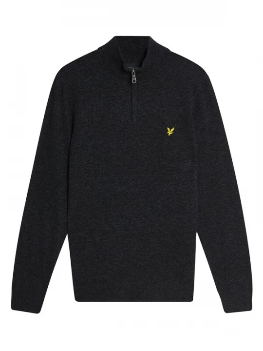 Foto van product Lyle & Scott Trui zwart gemêleerd
