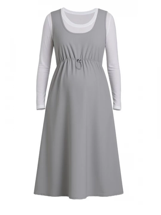 Foto van product LYN MAMA Jurk grijs