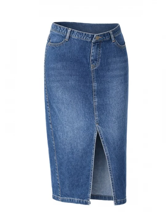 Foto van product LYN MAMA Rok blauw denim
