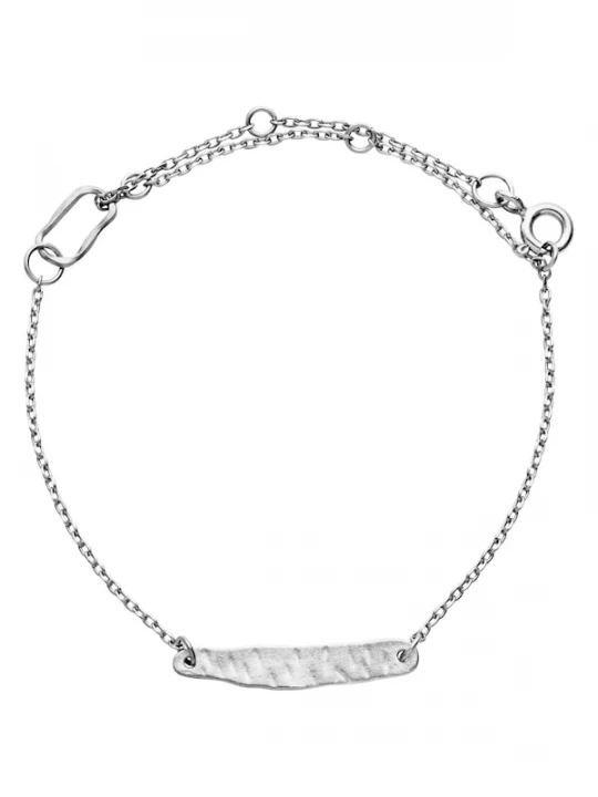 Foto van product Maanesten Armband 'ALBI' zilver