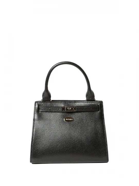 Foto van product MAC DOUGLAS Handtas 'Mac Douglas Sacs À Main MINI Temple Buni Cuir Noir' zwart