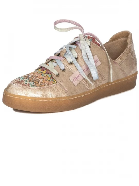 Foto van product Maciejka Sportieve veterschoen beige